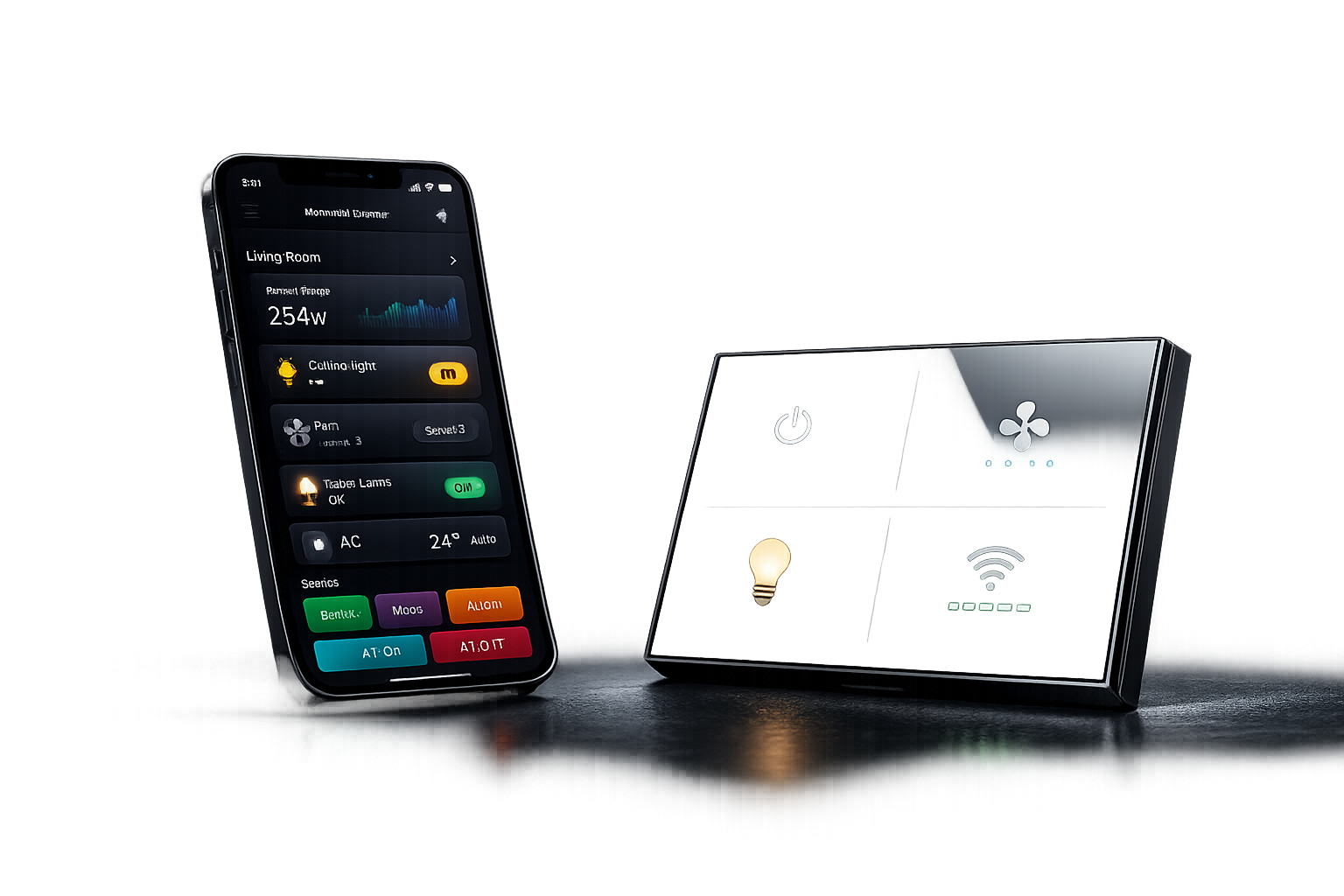 App & Switchboard Mockup